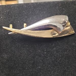 Silver and Gold Brooch